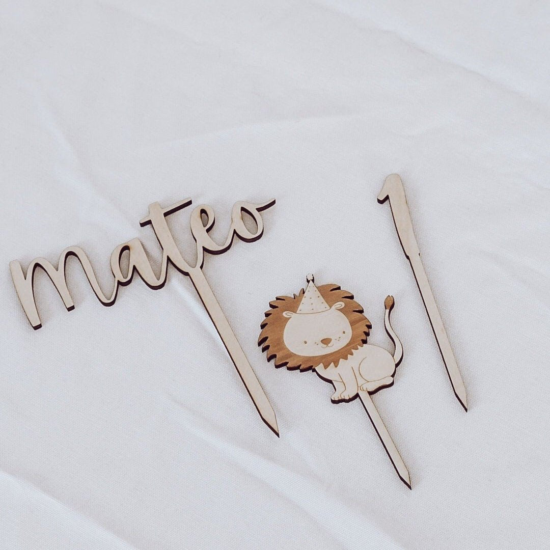 Caketopper Zahl einzeln Geburtstag - lalunechild