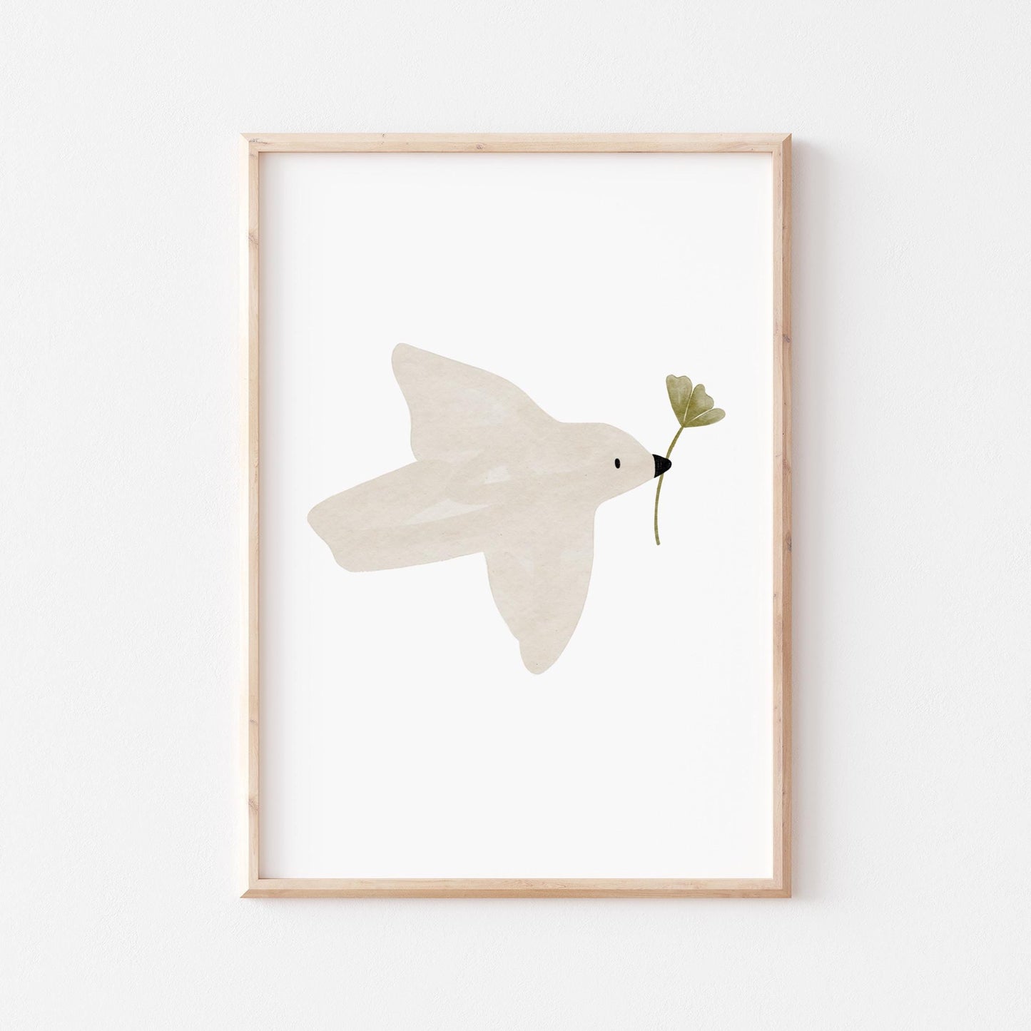 Taube Poster Kinderzimmer Lalunechild