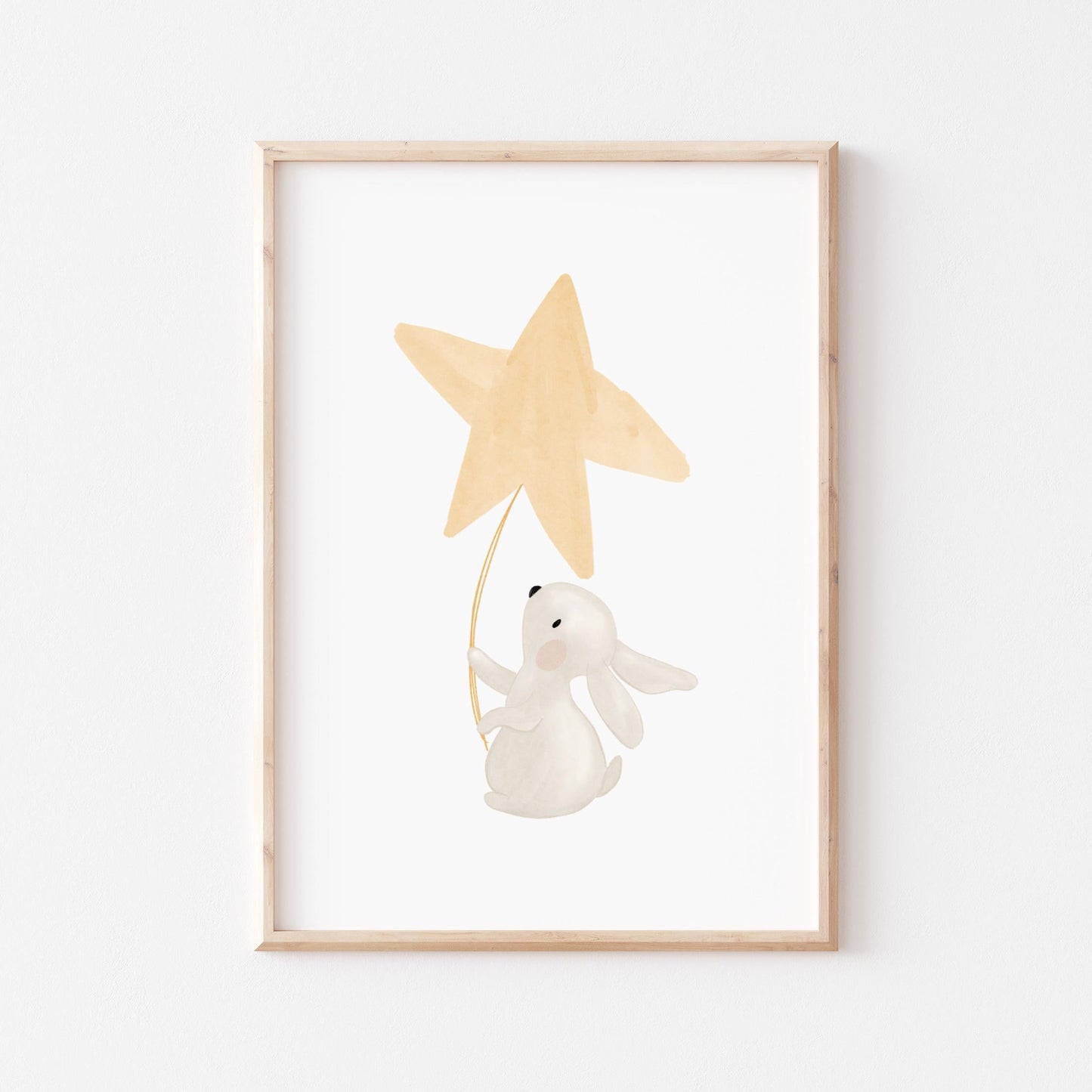 Stern Hase Poster Lalunechild