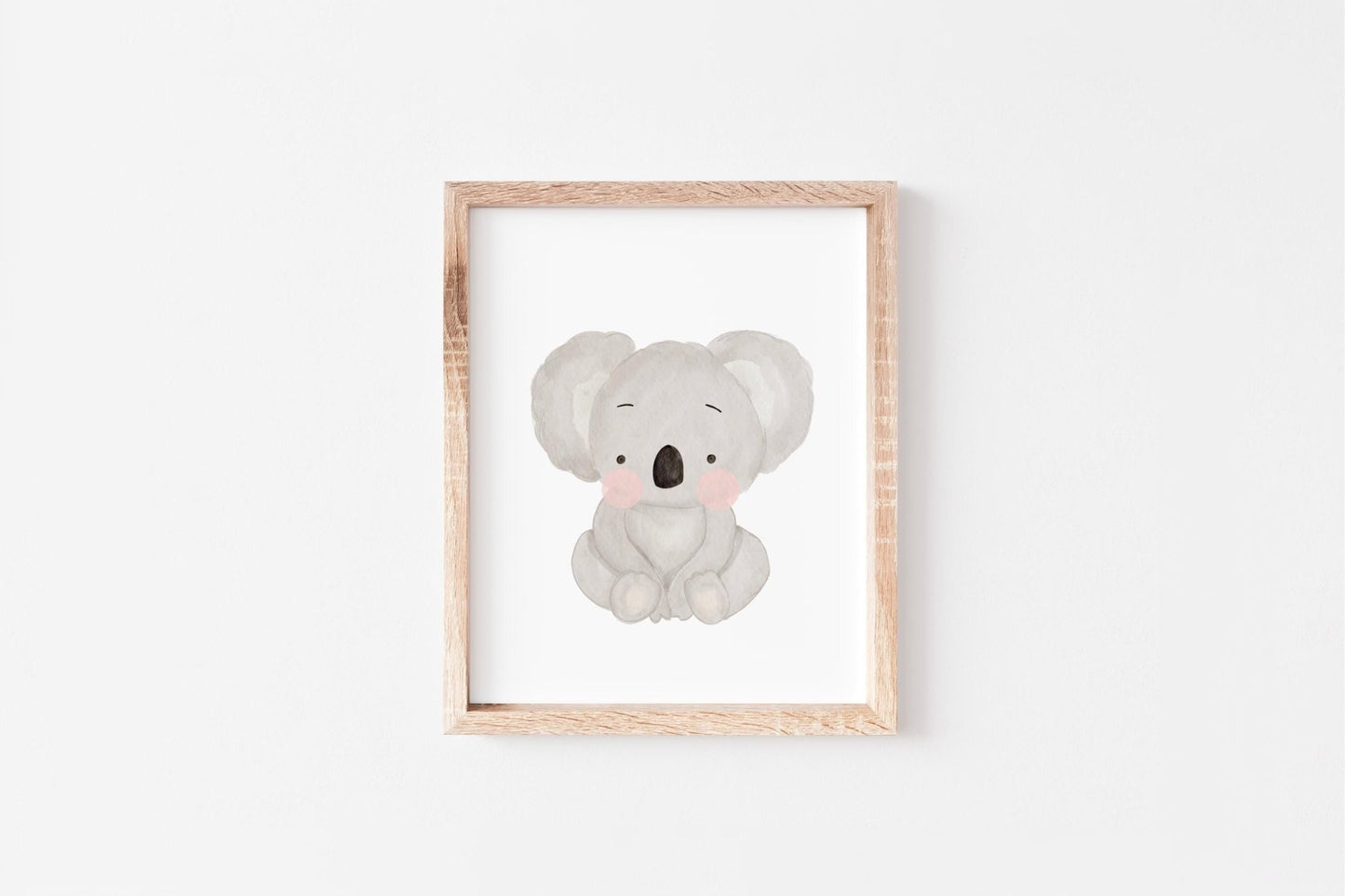 Postkarte Koala A6 Aquarell ohne Spruch - lalunechild