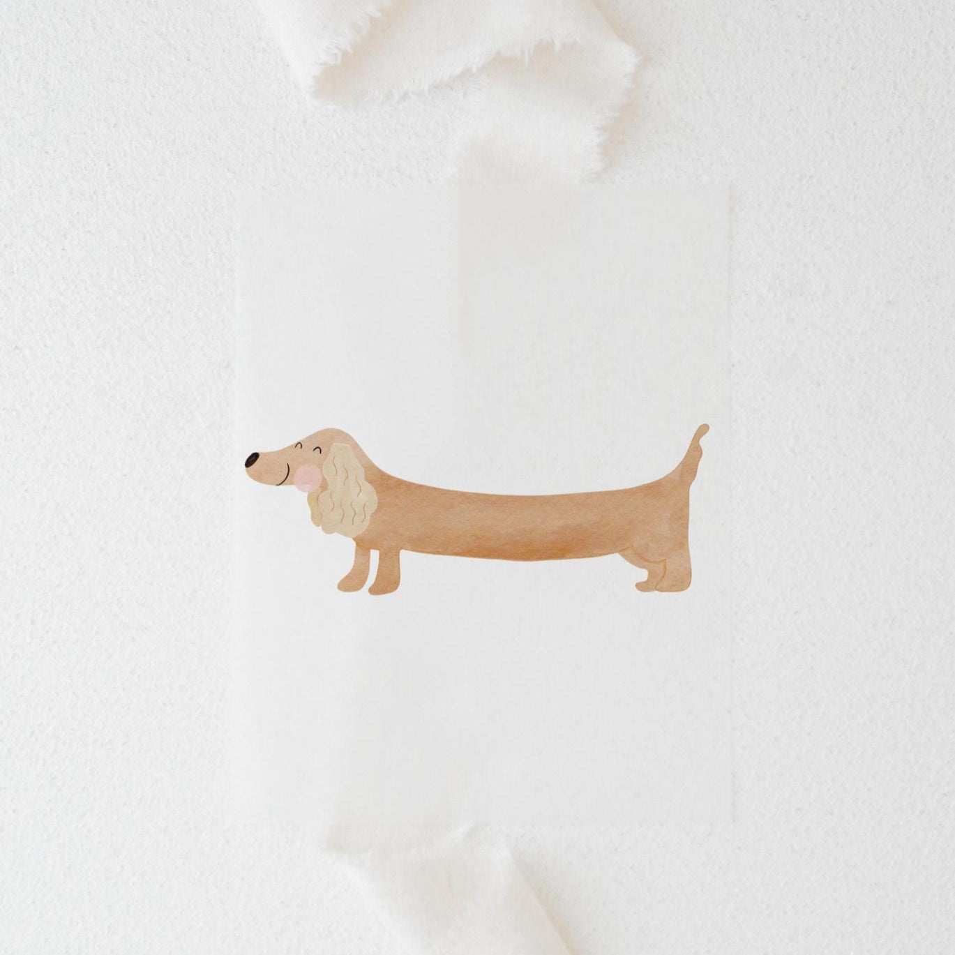 Bügelbild Dackel Kinder Sweatshirt Baby Body Tiere Bügelbilder