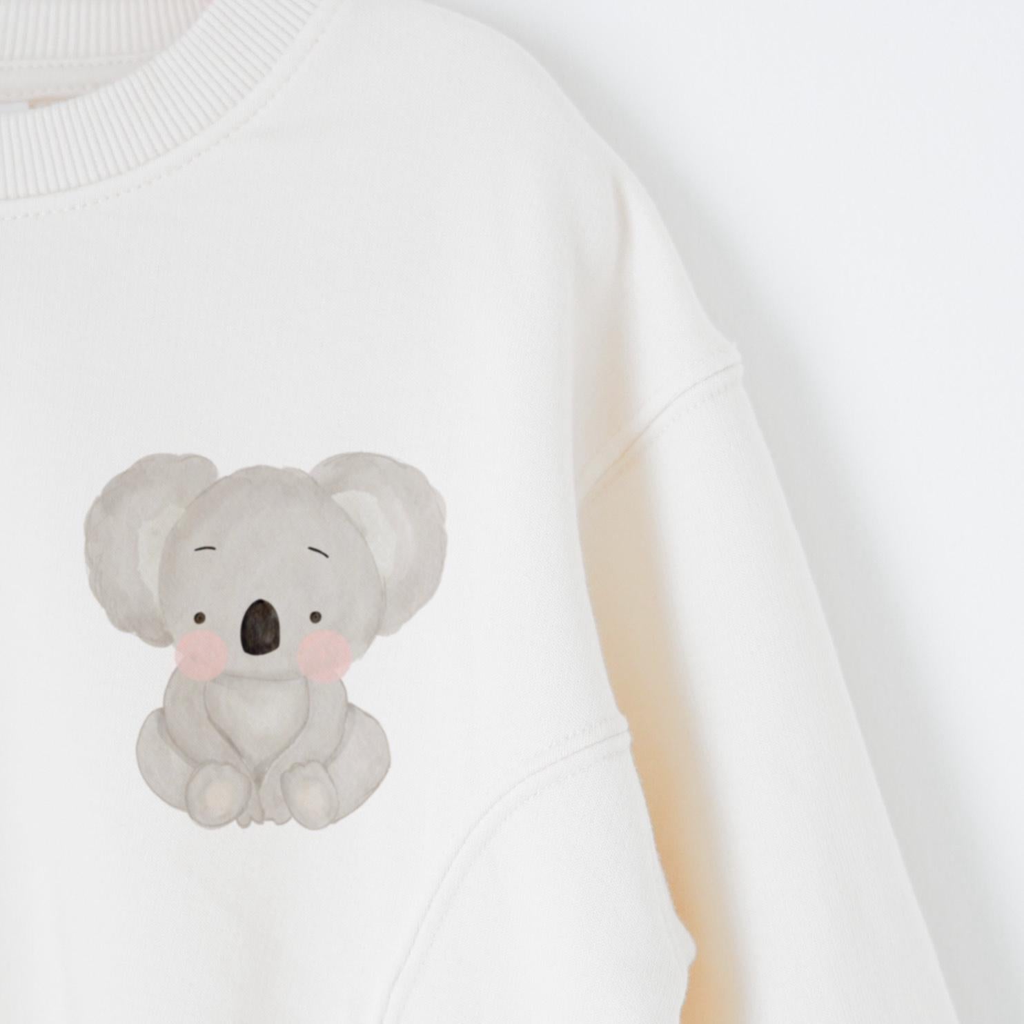 Bügelbild Koala Sweatshirt Babybody