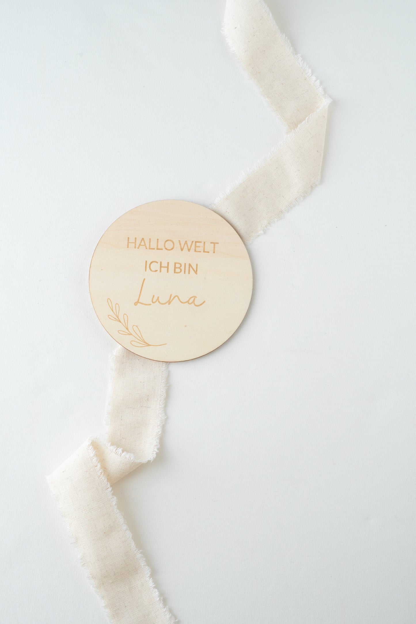 Holzschild Baby Geburt