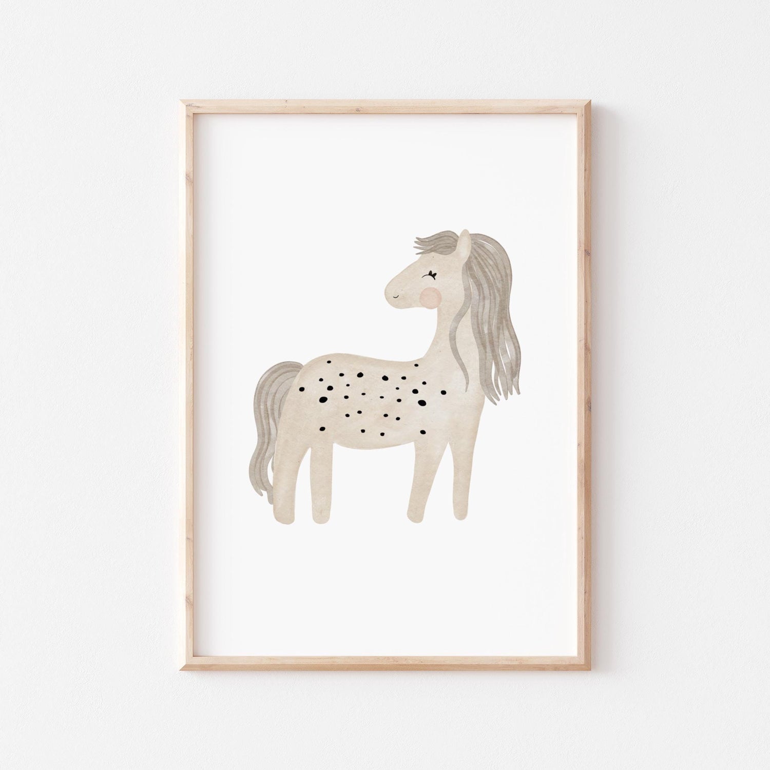 Poster Pferd Kinderzimmer lalunechild