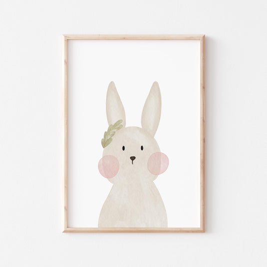 Hase Kinderzimmer Poster