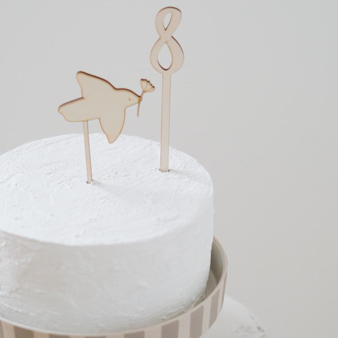 Caketopper Taube