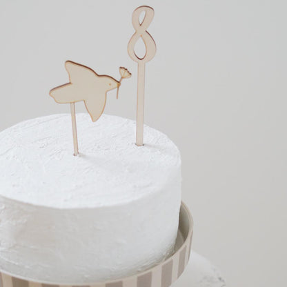 Caketopper Taube