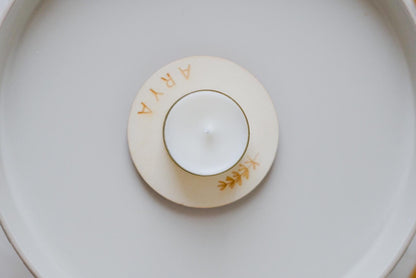 Teeelichthalter Personalisiert