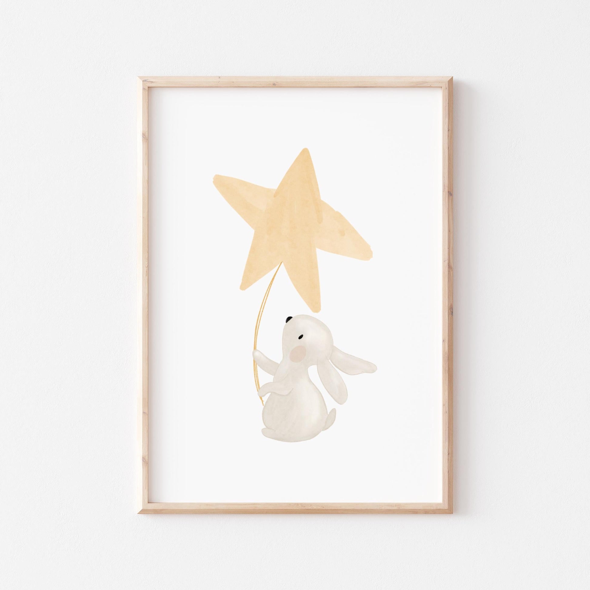 Stern Hase Poster Lalunechild