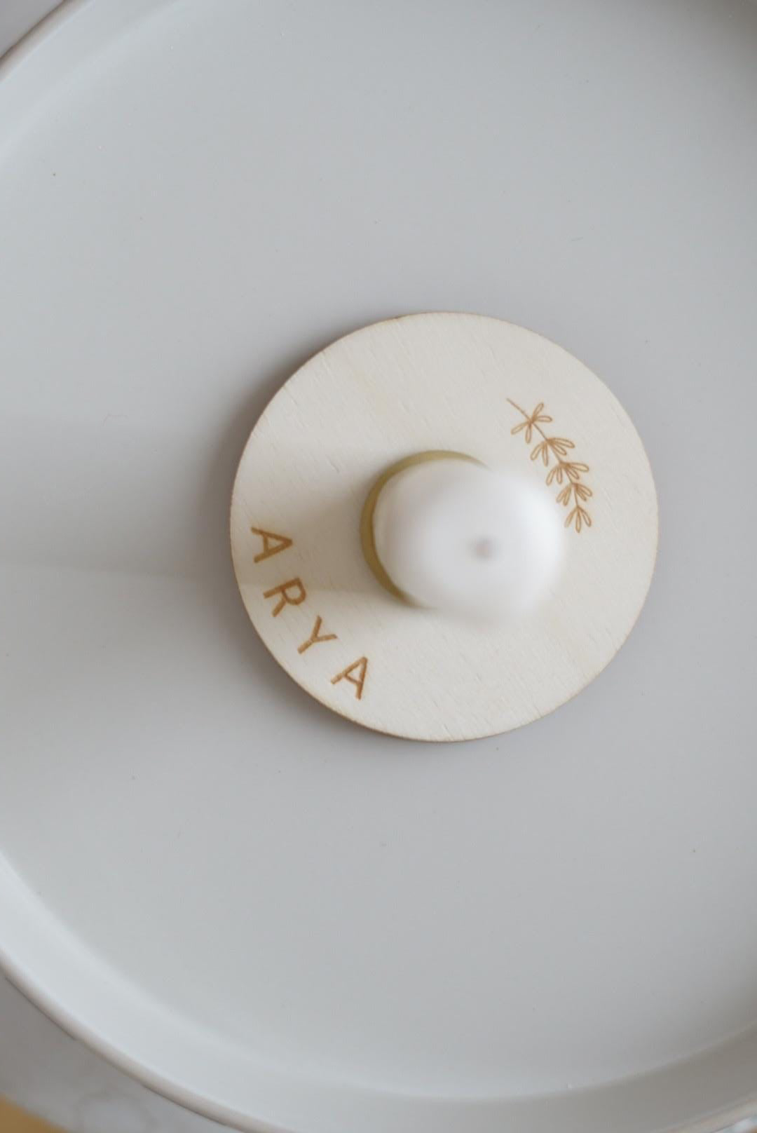 Kerzenhalter Trostgeschenk Stabkerze Personalisiert