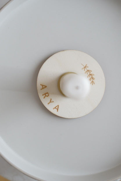 Kerzenhalter Trostgeschenk Stabkerze Personalisiert