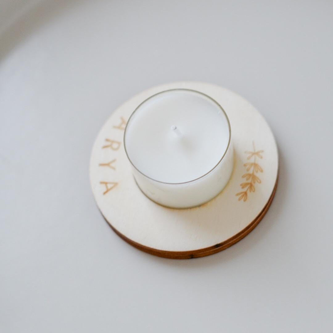 Teeelichthalter Personalisiert