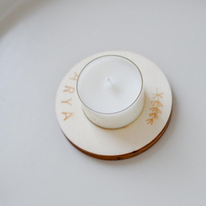 Teeelichthalter Personalisiert