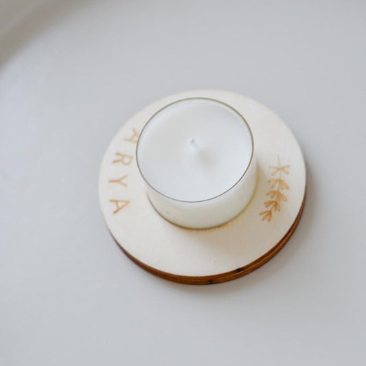 Teeelichthalter Personalisiert