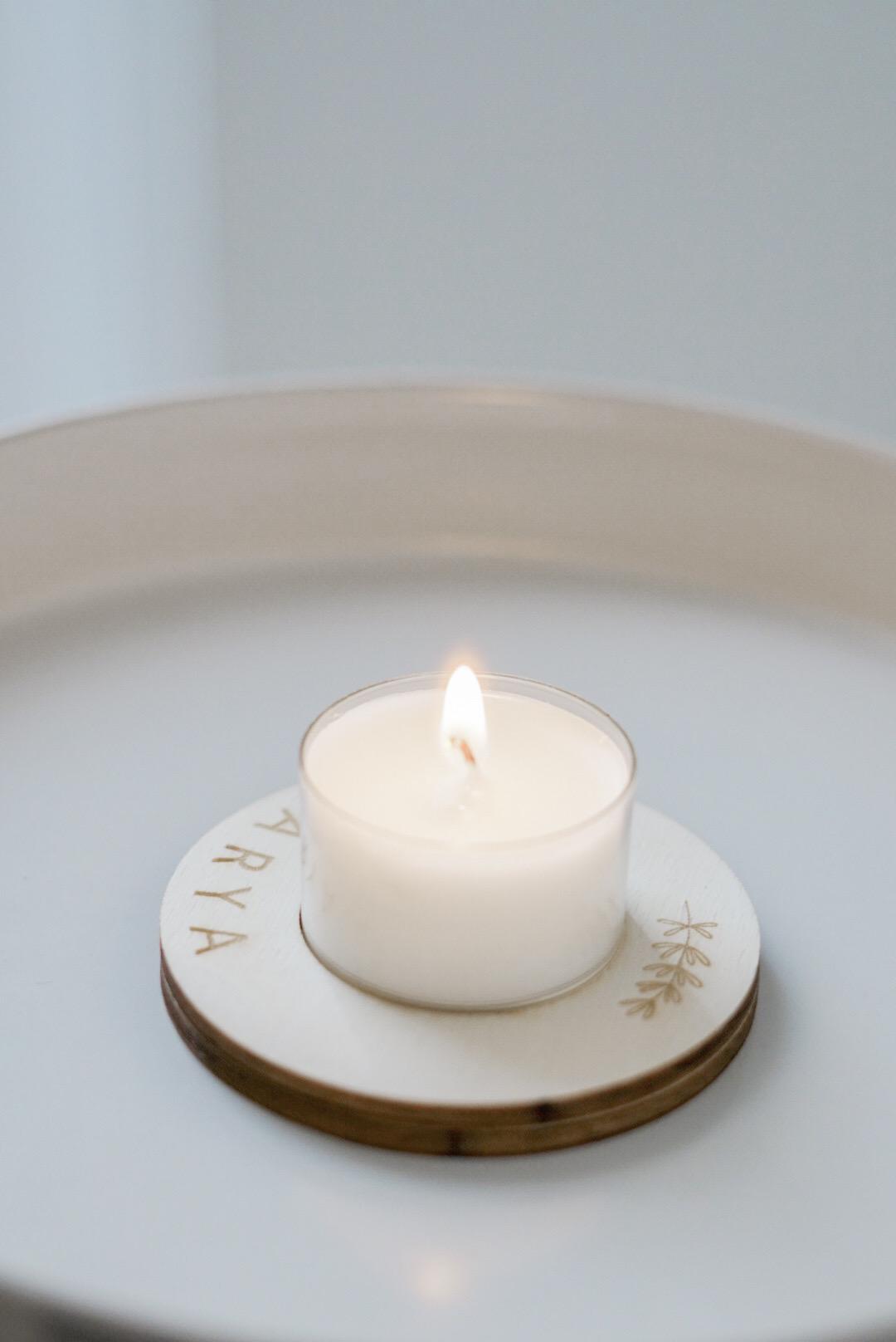 Teeelichthalter Personalisiert