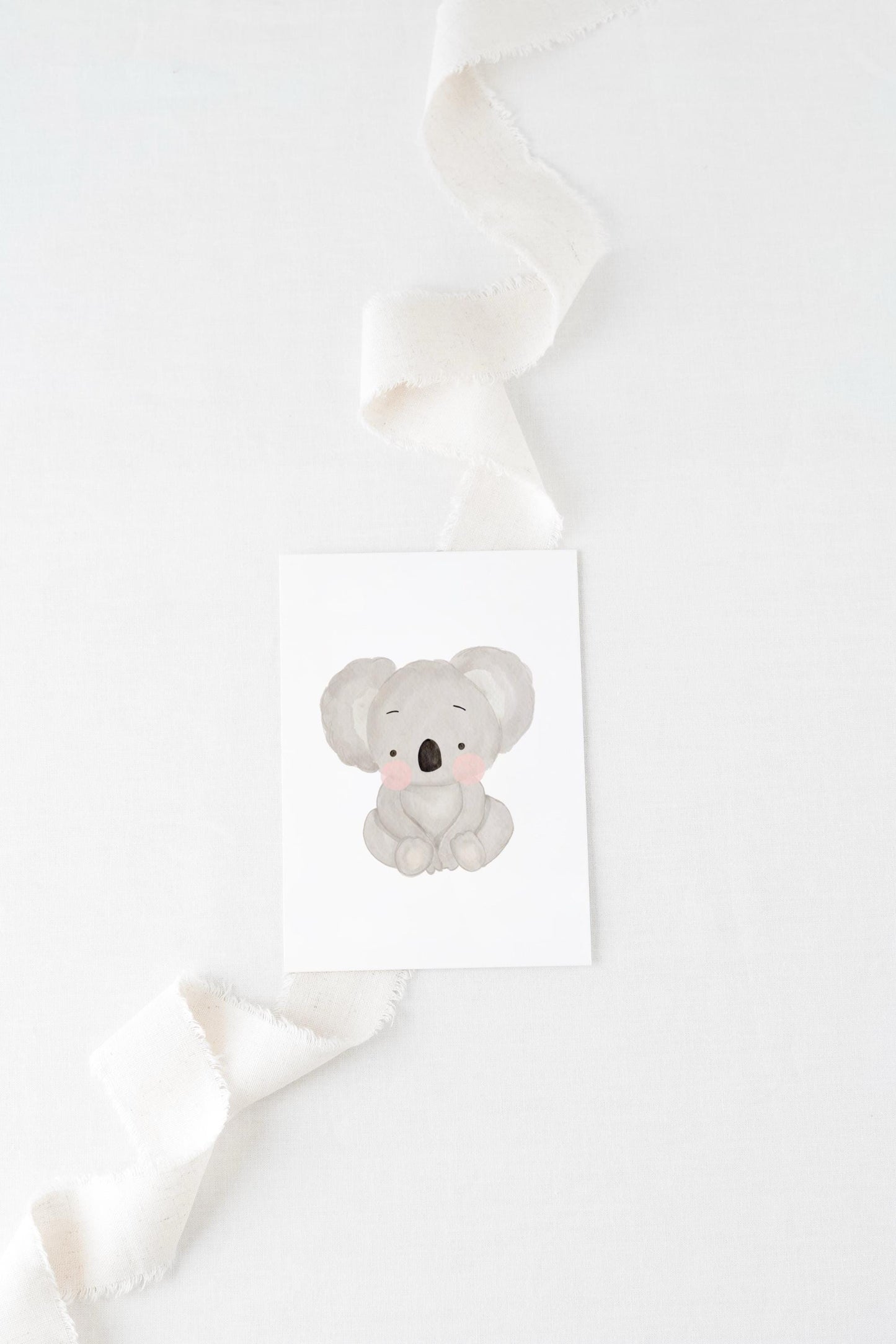 Postkarte Koala Geburtstag Kind Safari Party Poster niedlich