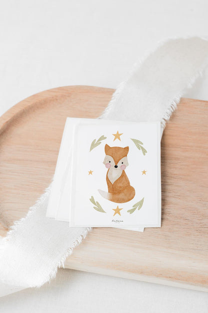 Aufkleber Grabkerze Fuchs ohne Spruch