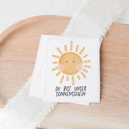 Aufkleber Grabkerze Sonne – Du bist unser Sonnenschein