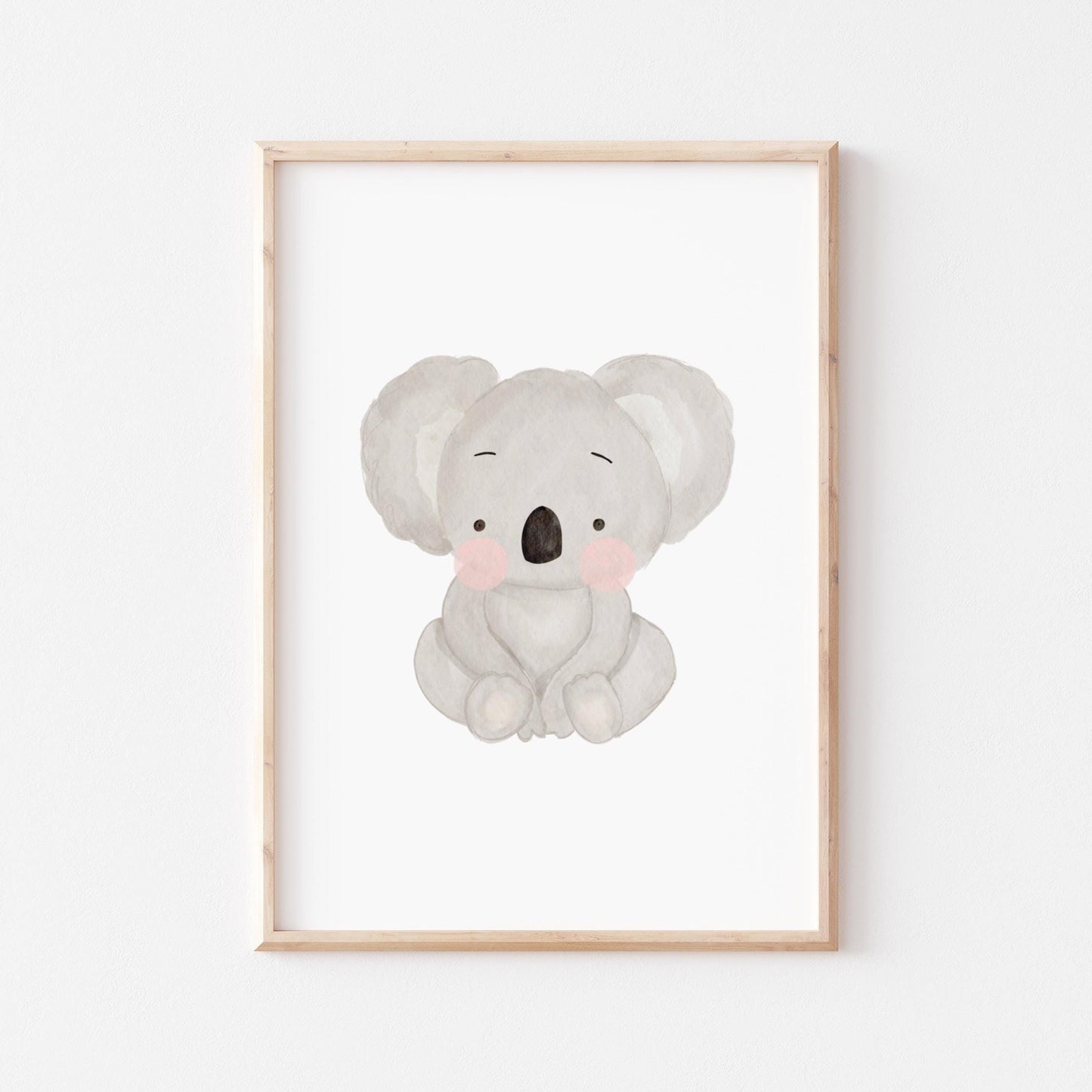 Koala Poster Kinderzimmer Poster Baby Wickeltisch