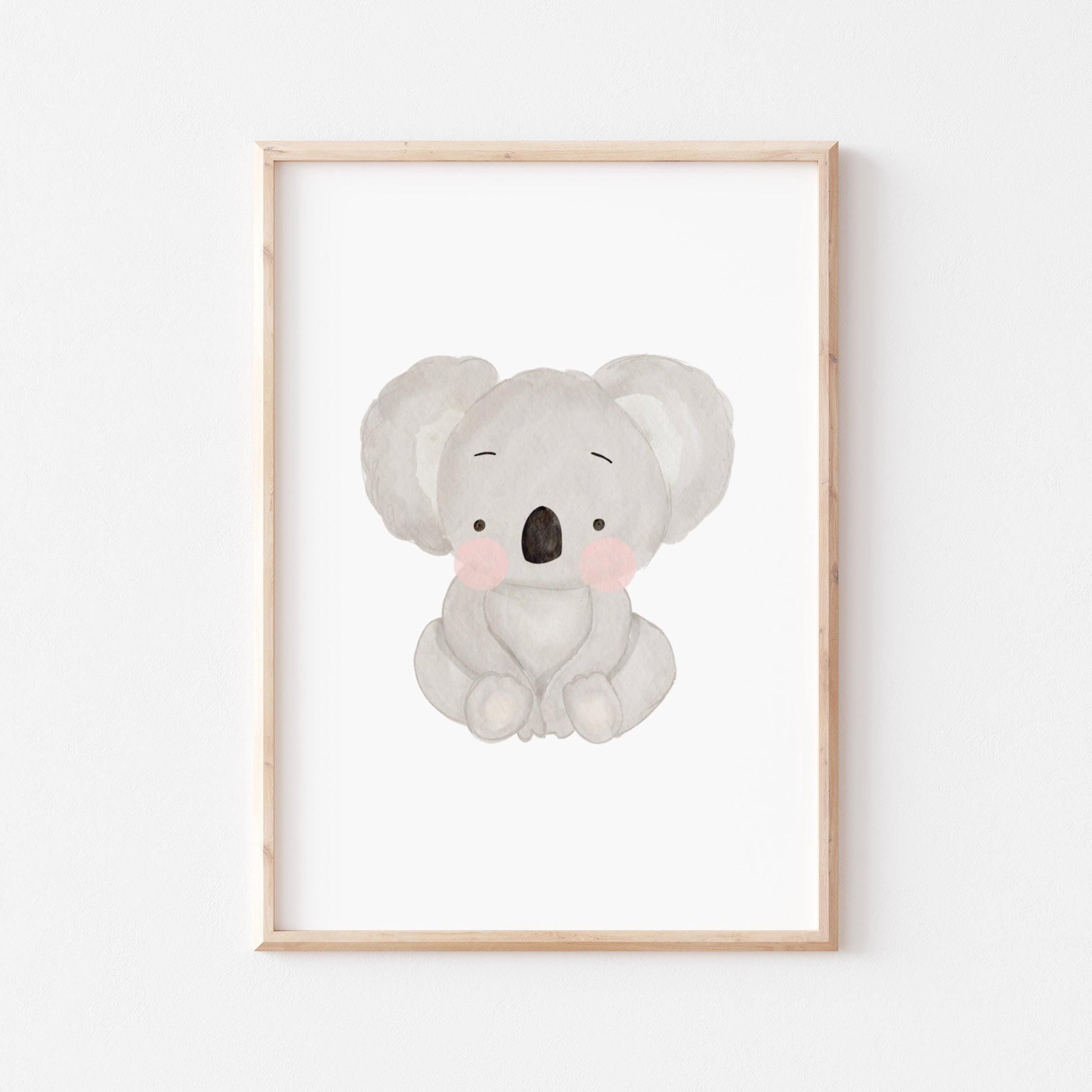 Koala Poster Kinderzimmer Poster Baby Wickeltisch