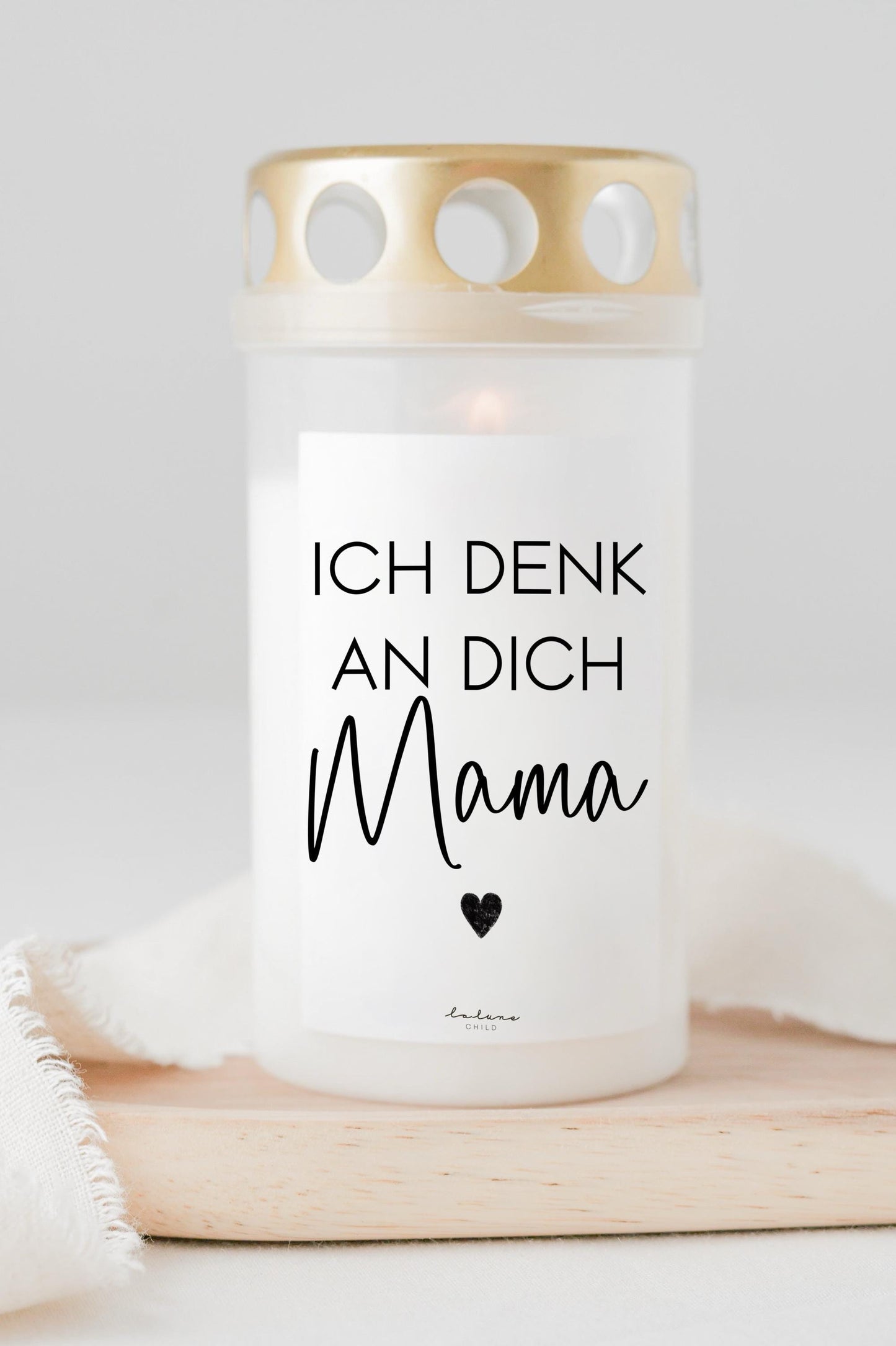 Mama Grabkerze Vermissen Trauer Mama trauergeschenk Muttertag Beerdigung Mama