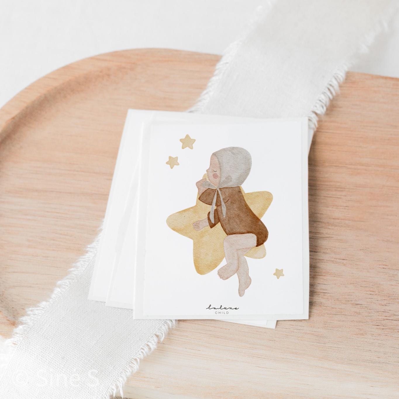 Aufkleber Grabkerze Baby Stern ohne Spruch