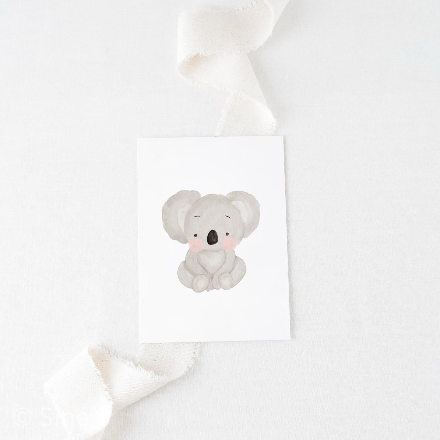 Postkarte Koala A6 Aquarell ohne Spruch