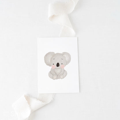 Postkarte Koala A6 Aquarell ohne Spruch