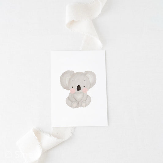 Postkarte Koala A6 Aquarell ohne Spruch