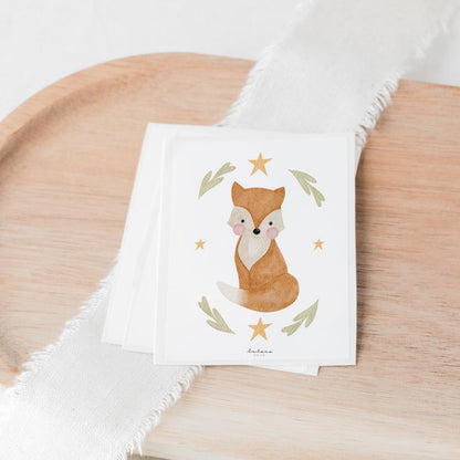 Aufkleber Grabkerze Fuchs ohne Spruch