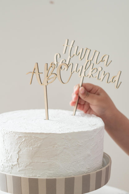 Caketopper Schulkind Einschulung